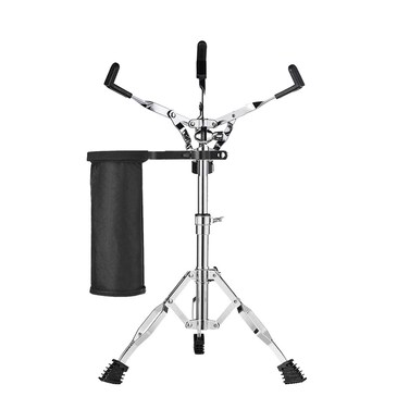 Snare Stand &amp; Drum Sticks Holder, Lightweight(5lb),Double braced tripod construction,for 10 to 14 Inch Snare Drums