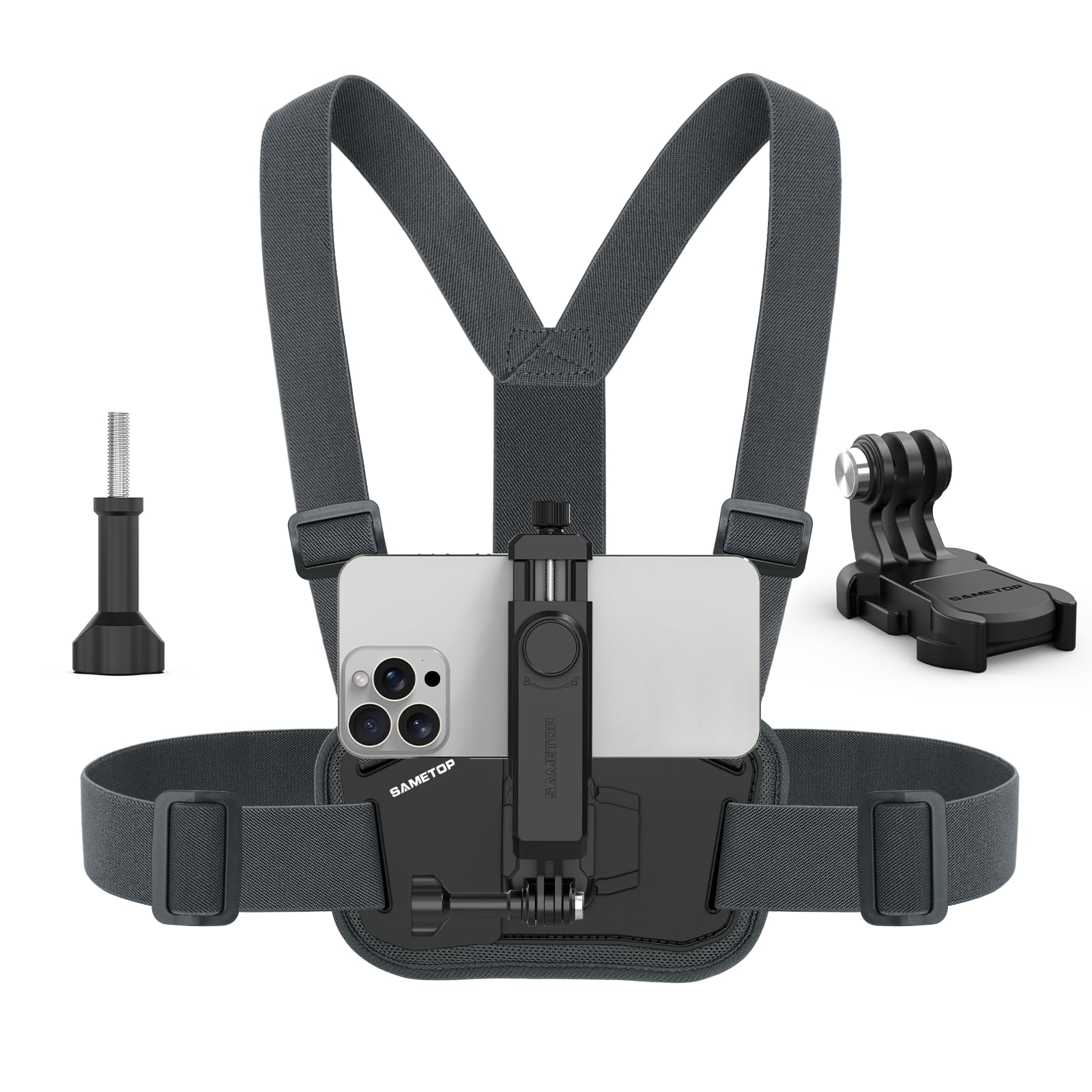 sametop Sametop Phone Chest Mount Harness Holder