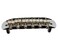 Mustang Bridge w/Large Saddles, also fits Fender Jaguar or Jazzmaster- Chrome