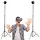 Skywin VR Tripod Stand, HTC Vive Base Station Compatible Sensor Stand and Base Station Mount for Vive Sensors or Oculus Rift Constellation (2 Stands)