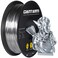 GIANTARM Silk Metallic Silver PLA 3D Printer Filament 1kg Spool, 1.75mm Dimensional Accuracy +/-0.03mm, 1080 Feet per Roll, Vacuum Packaging
