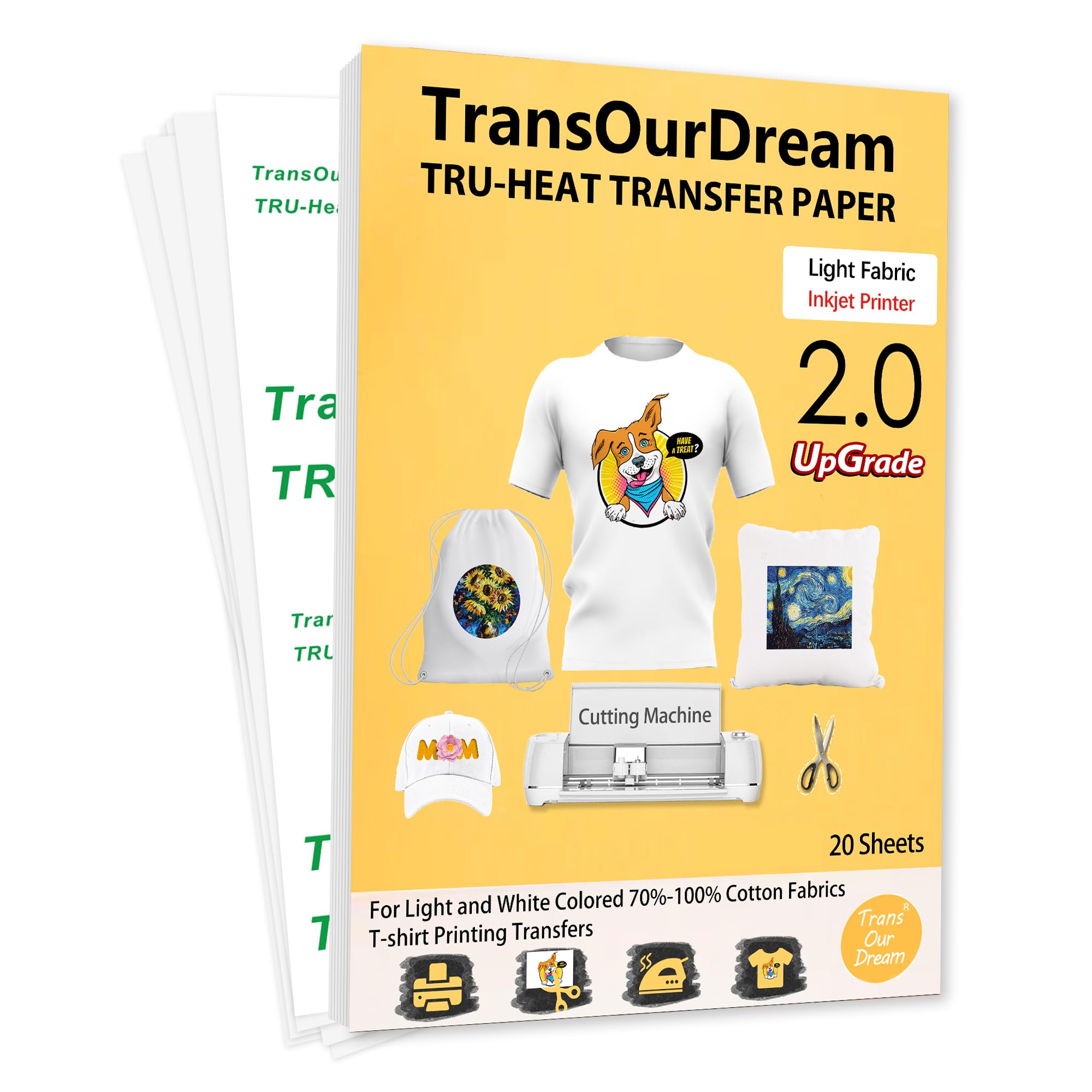 transourdream Transourdream Upgraded Iron On Heat Transfer Paper