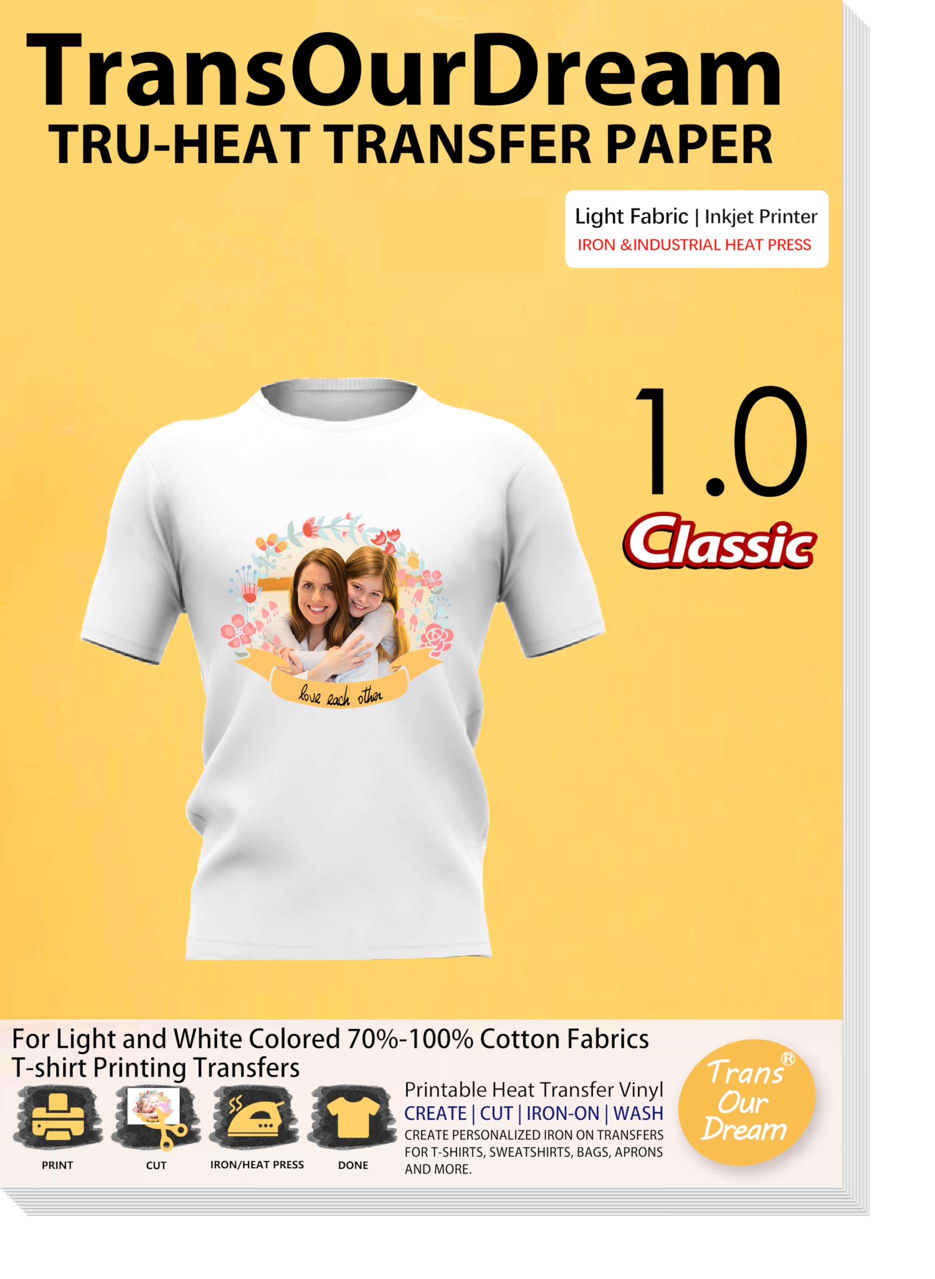 transourdream Transourdream Heat Transfer Paper 8.5x11in