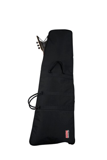 Gator Cases Foam Padded Gig Bag Style Guitar Bodies Fits Flying V, Explorer, Warlock, and More, up to 47.5" Length (GBE-Extreme) Economy Electric (GBEEXTREME1)