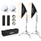 Skytex Softbox Lighting Kit(2Pack), 20x28in Soft Box   85W 2700-6400K E27 LED Bulb Continuous Photography Lighting, Photo Studio Lights Equipment for Camera Shooting, Video Recording