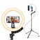 Aureday 12'' Ring Light with 62'' Tripod Stand and Magnetic Phone Holder, LED Ringlight with Selfie Wireless Remote, Circle Lighting for Video Recording, Makeup, TikTok, Photography
