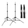 EMART 7 Ft Light Stand for Photography, 2 Pack Portable Photo Video Lighting Tripod with Carry Case for Speedlight, Flash, Softbox, Strobe, Camera, Selfie, Photographic Portrait