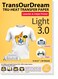TransOurDream Tru-Heat Transfer Paper for Inkjet &amp; Laserjet Printer (20 Sheets 8.5x11, 3.0) Printable HTV Heat Transfer Vinyl for T Shirts Iron on Transfers for Light Fabrics (TRANS-L3-1-20)