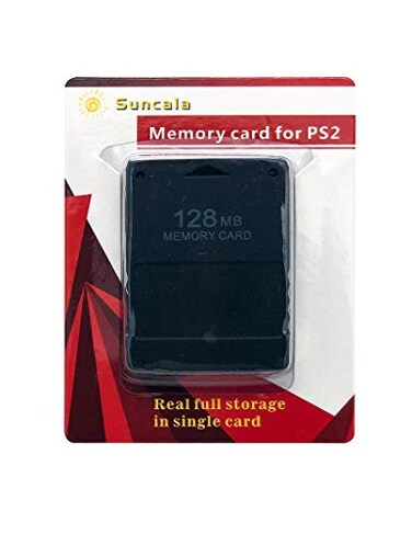 Suncala 128MB Memory Card for PlayStation 2, High Speed Memory Card for Sony PS2