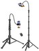 87" Phone Tripod Stand with 15.7" Bendable Gooseneck, Flexible Tripod for iPhone with Remote, Tall Cell Phone Tripod for Video Recording, Compatible with iPhone 15/14/13 Pro Max/Android Smartphone