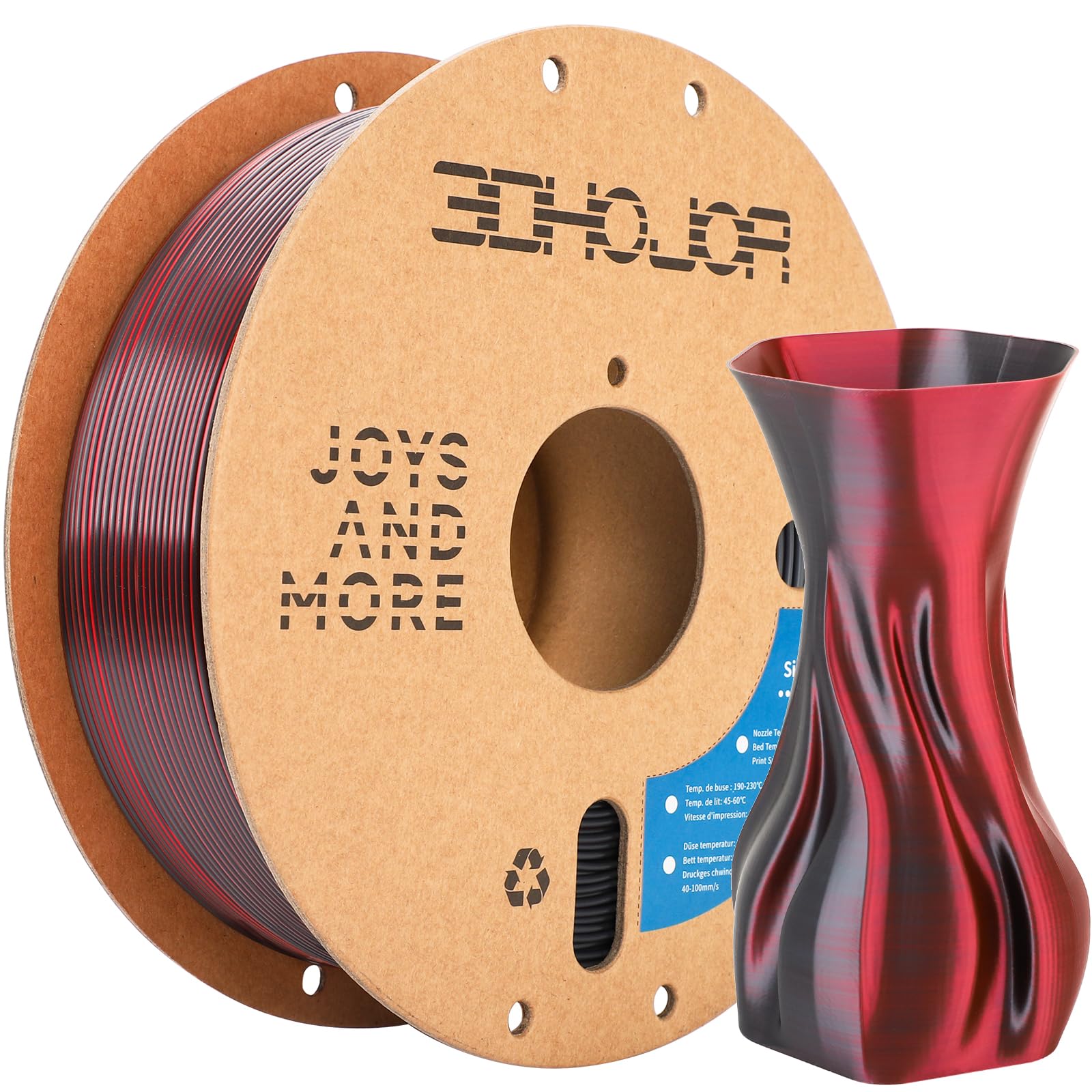 3 دي هوجور 3dhojor Silk Pla Filament 1 1.75 MM