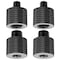 Rigych 1/4 to 3/8 Tripod Screw Adapter 4 Pcs 1/4 Male to 3/8 Female and 3/8 Male to 1/4 Female Camera Screw Adapter for Camera Mount Tripod Stand Microphone Stand Mic Mount