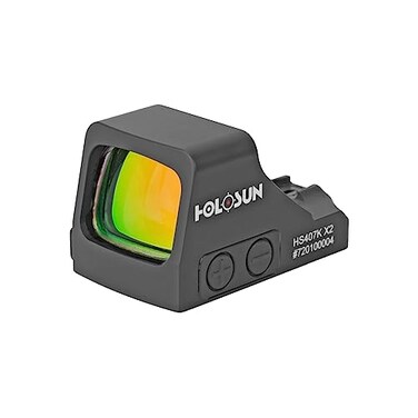 HOLOSUN HS407K-X2 Compact 6MOA Dot Only Open Reflex Sight w/Shake Awake HS407K-X2