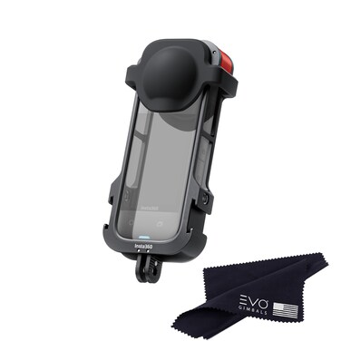 Insta360 X4 Utility Frame, Multifunction Utility Frame, Aluminum Cage with Silicone Lens, Protective Cold Shoe Interface with 1/4" Threads Cold Shoe Mount Folding Fingers