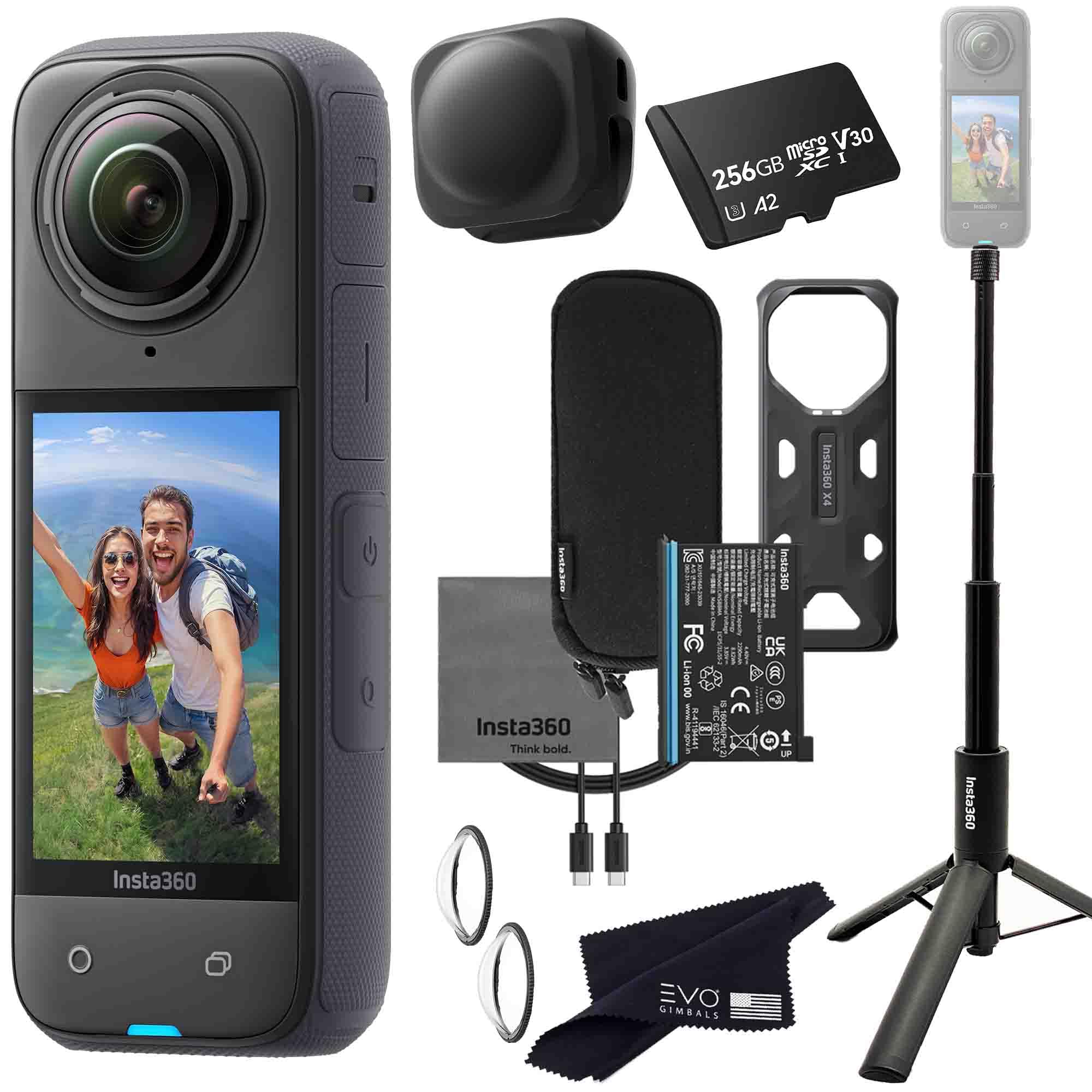 Insta360 Insta360 X4 Tripod Selfie Stick Bundle 256GB