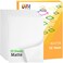 QYH Premium Printable Vinyl Sticker Paper - 50 Matte White Waterproof Decal Paper Sheets for Inkjet Printer Standard Letter Size 8.5"x11