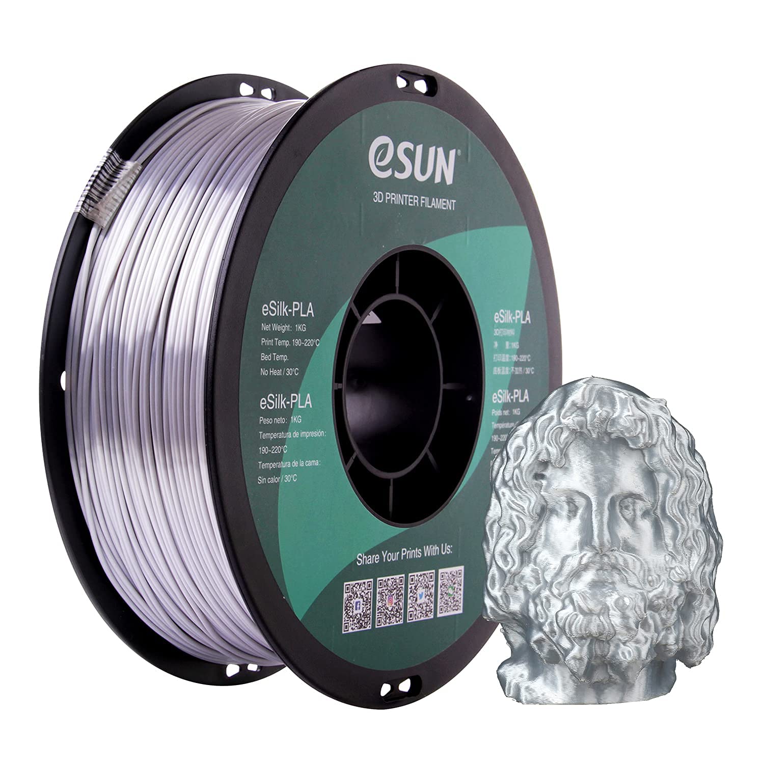 esun Esun Silk Pla 3d Printer Filament 1.75 MM