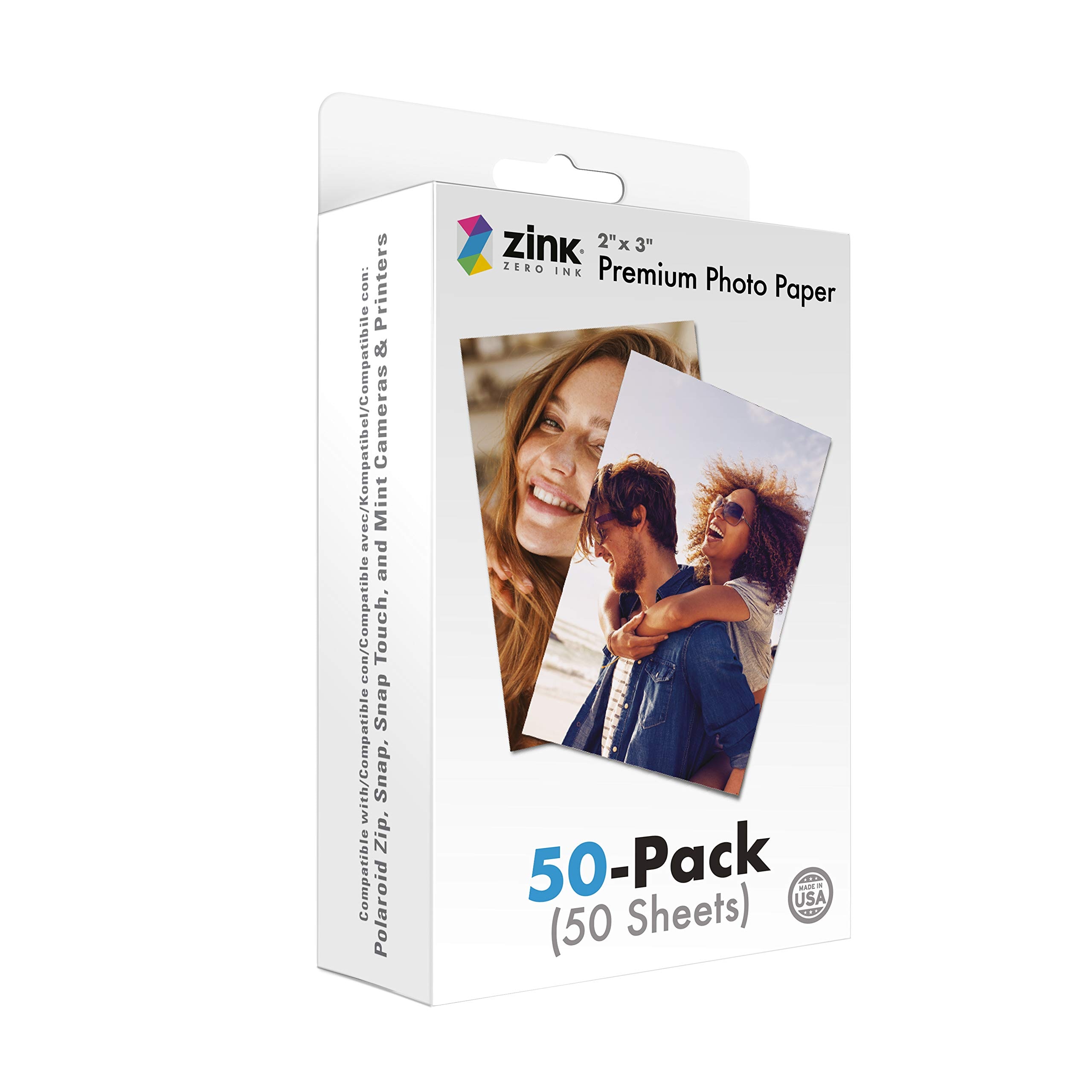 zink Zink 2x3 Instant Photo Paper 50 Pack