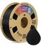 OVERTURE PLA Filament 1.75mm PLA 3D Printer Filament, 1kg Cardboard Spool (2.2lbs), Dimensional Accuracy +/- 0.02mm, Fit Most FDM Printer (Black 1-Pack)