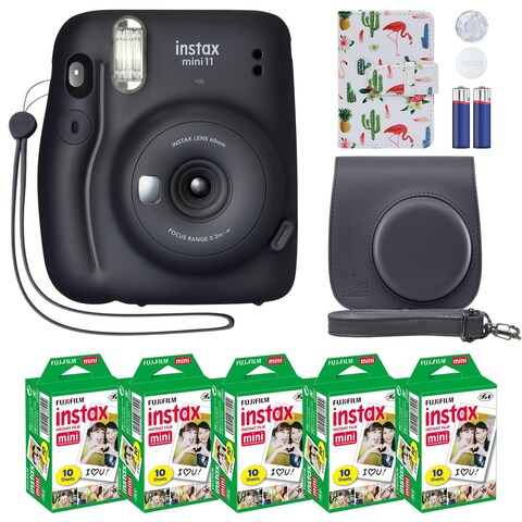 Fujflm Nstax Mn 11 Nstant Camera Blush Pnk + Mnmate Custom