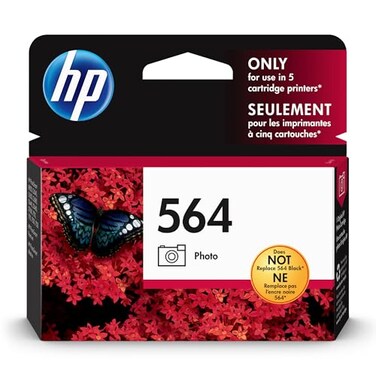 HP 564 Photo Ink Cartridge   Works with HP PhotoSmart B8550, C6300, D5400, D7560, 7500, Premium, eStation Series   CB317WN