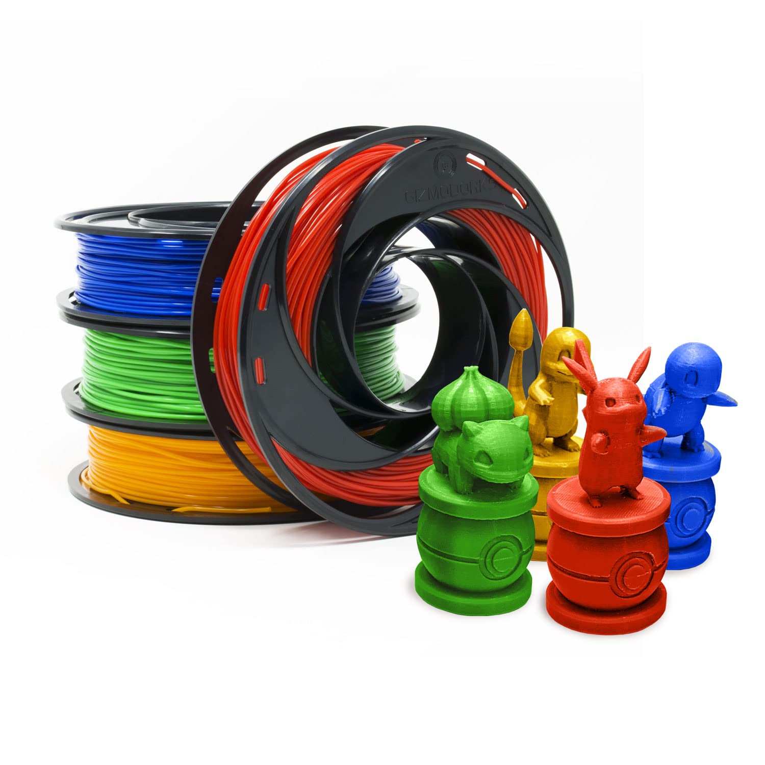 Gizmo Dorks Gizmo Dorks Pla Filament 1 4 Color Pack 1.75 MM