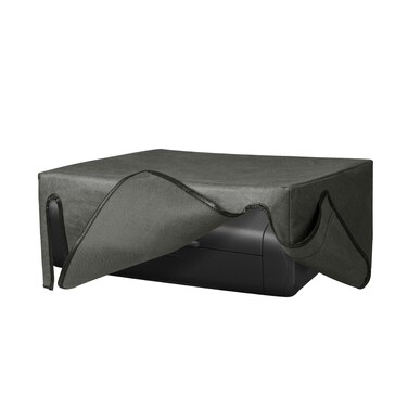 kwmobile Dust Cover Compatible with Canon PIXMA TR150 - Printer Case - Fabric Protector Cover - Dark Grey