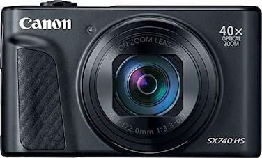 Canon PowerShot SX740 HS Camera with 40x Optical Zoom and 20.3 Megapixel CMOS Sensor (International Model, Black)