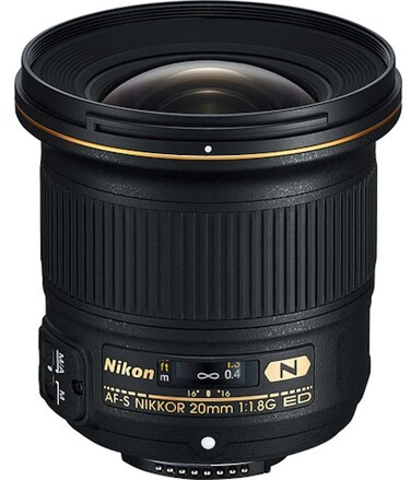 Nikon single focus lens af-s NIKKOR 20 mm f/1.8G ED AFS20 1.8 G(Japan Import-No Warranty)