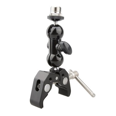 CAMVATE Crab clamp &amp; Mini Ball Head Camera Mount for Microphones - 1196
