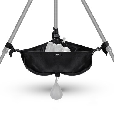 JJC Tripod Weights Stone Bag, Heavy Duty Weighted Sand Bags for Tripod Easel Light Stand Photography Astrophotography Paintings, Tripod Rock Bag with Adjustable Buckles &amp; 9 Extra Pockets