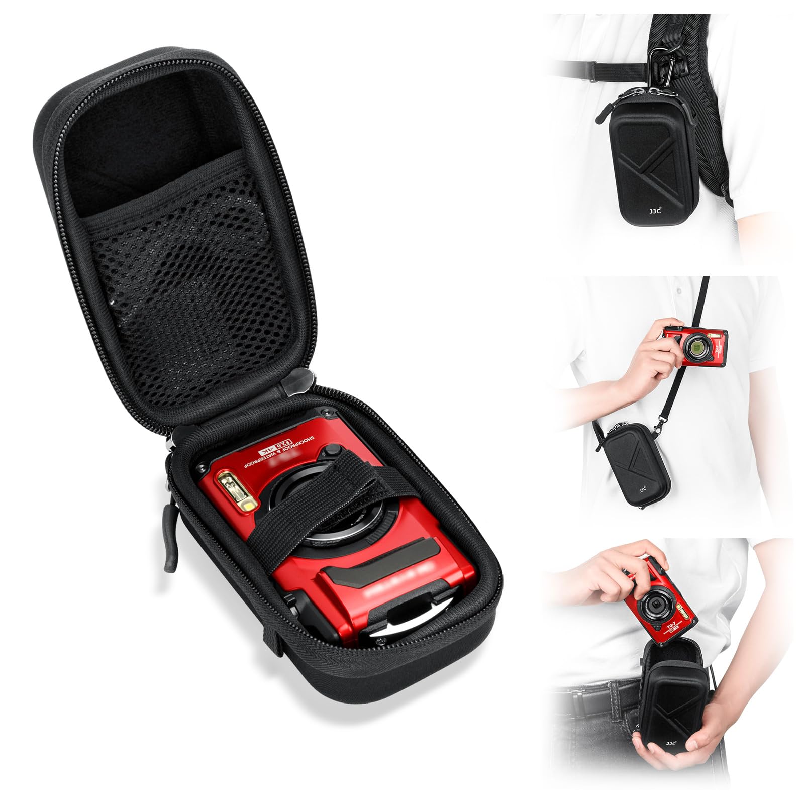jjc Jjc Hard Belt Camera Travel Case