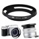 52mm Screw in Lens Hood Shade Cover for Fujifilm Fuji Fujinon XC 15-45mm F3.5-5.6 OIS PZ Lens on Camera X-T30 II X-T20 X-T10 X-T200 X-T100 X-A7 X-A5 X-A10 X-E3 X-E2 X-S10 X-T4 X-T3 X-T2 Xpro3 Xpro2