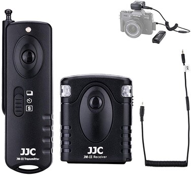 Wired Wireless Shutter Release Remote Control for Fuji X-M5 XM5 X100VI XT5 XT4 XT3 XT2 X-H2 X-H2S X-T30 II X-T20 GFX100S GFX100 GFX50S II GFX50R XPro3 XPro2 X-T100 XE3 XE2 X100V X100F Replaces RR-100