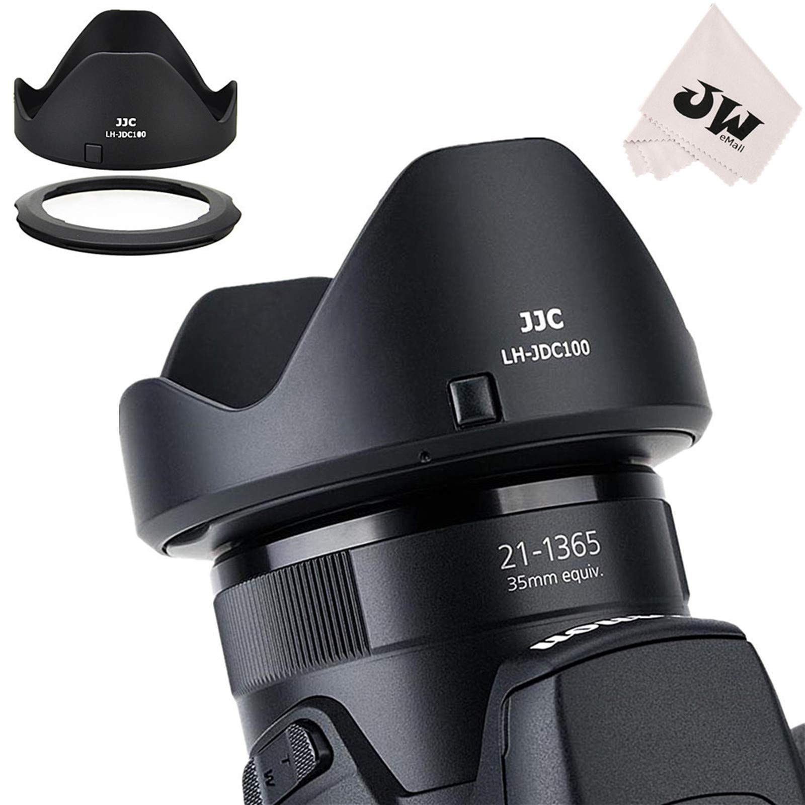 jjc Jjc Reversible Lens Hood Shade Protector Filter Adapter Ring