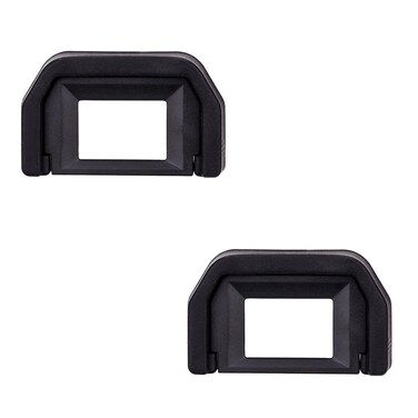 JJC 2-Pack Camera Eyecup Eyepiece Eye Cup for Canon EOS Rebel T6 T7 T5 T3 T100 4000D SL3 SL2 SL1 T8i T7i T6s T6i T5i T4i T3i T2i T1i XSi XTi XT XS Camera,Replaces Canon Ef Eyecup Eyepiece