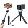 JJC 2 in 1 Extendable Mini Vlogging Tripod &amp; Selfie Stick for Sony ZV-E10 ZVE10 ZV-1F ZV1F ZV-1 II ZV1 RX100 VII A6100 A6400 Canon EOS M50 M6 Mark II R100 R50 R10 G7X Mark II Panasonic G100 G9 &amp; More