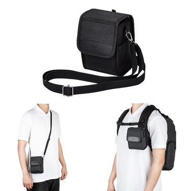 JJC Travel Carrying Camera Case Pouch for Sony A6700 A6000 A6100 A6400 A6500 A6300+16-50mm Lens, Fuji X100VI X100V Protective Case, for Ricoh GR3x GR III, Leica Sofort 2, Smartphone Power Bank &amp; More