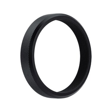 JJC AR-X100 Metal Lens Filter Adapter Ring for Fuji Fujifilm X100VI X100V X100F X100T X100S X100 Camera Attach 49mm UV ND CPL Filter &amp; Fuji FLCP-49 Lens Cap, Replaces Fuji AR-X100 Adapter Ring, Black