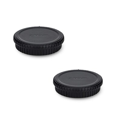 Rear Lens Cap &amp; Body Cap Cover for Nikon Z Mount Camera Z30 Z50 Z5 Z6 Z6 II Z7 Z7 II Z9 Z fc Replaces LF-N1 Lens Cap &amp; BF-N1 Body Cap -2 Packs