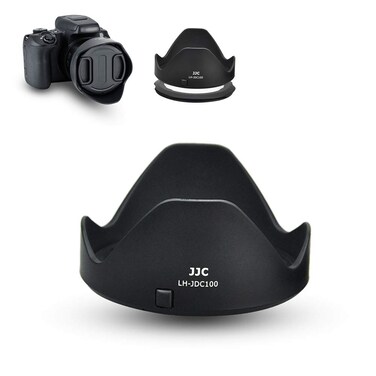 67mm Lens Hood Shade &amp; Filter Adapter for Canon PowerShot SX70 HS SX540 HS SX530 HS SX520 HS G3 X SX60 HS SX50 HS SX40 HS SX30 is SX20 is Replaces Canon LH-DC100 &amp; FA-DC67B