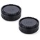 JJC 2-Pack Body Cap and Rear Lens Cap Cover Kit for Leica M Mount Cameras and Leica M Mount Lenses