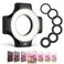 JJC Macro Ring Light for DSLR Macro Lens Canon EF 100mm f2.8L/RF 100mm f2.8L/EF-S 60mm f2.8/Nikon AF Micro 60mm f2.8D/AF-S DX Micro 40mm f2.8G/Z MC 50mm f2.8 with 49/52/55/58 62/67mm Adapter Rings