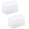 Flash Diffuser JJC Camera Flash Bounce Light Diffuser for Canon 430EX 430EX II Sony HVL-F43M Flash Speedlight-2 Packs