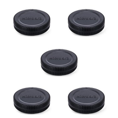 Camera Rear Lens Cap &amp; Body Cap Cover for M4/3 MFT Mount on Olympus OM-5 OM-1 E-M10 Mark IV III E-M5 Mark III II E-M1 Mark III II E-PL9 E-PL8 Panasonic Lumix GH7 GH6 GH5 G95-5 Packs