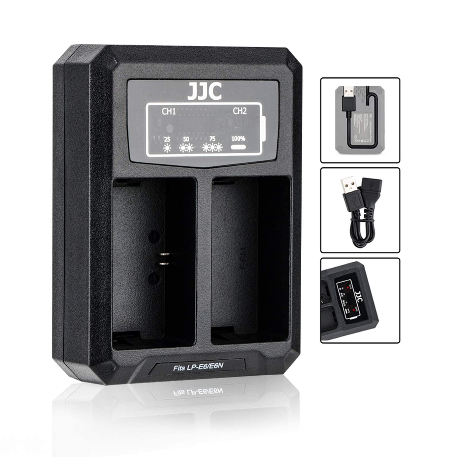 jjc Jjc lp-e6 Dual Charger