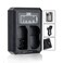 EN-EL15 EN-EL15a EN-EL15b Battery Charger Dual Charger Built-in USB Cable, Compatible with Nikon Z6 III Z6 II Z6 Z7 II Z7 D850 D810A D810 D800E D800 D750 D610 D600 D500 D7500 D7200 D7100 D7000