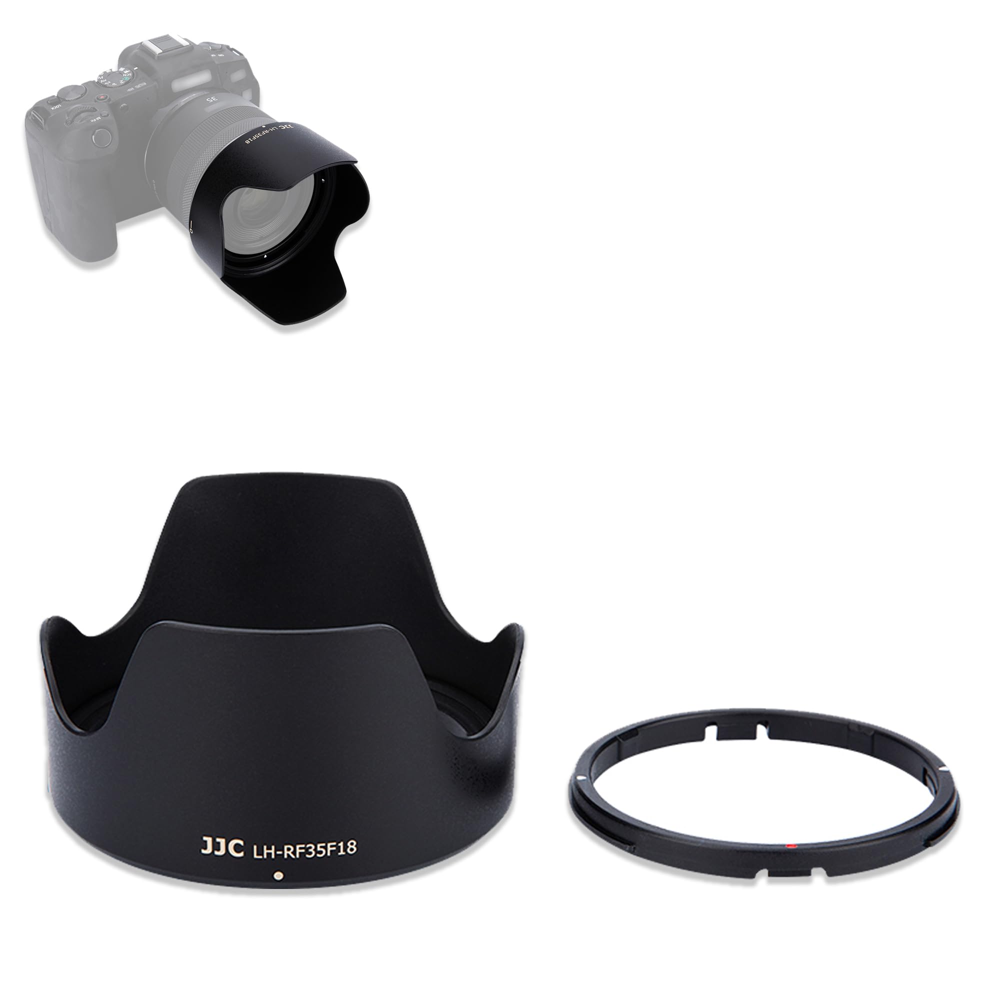 jjc Jjc Rf Tulip Flower Lens Hood Shade For Canon Rf F1 8 Macro Is Stm Lens