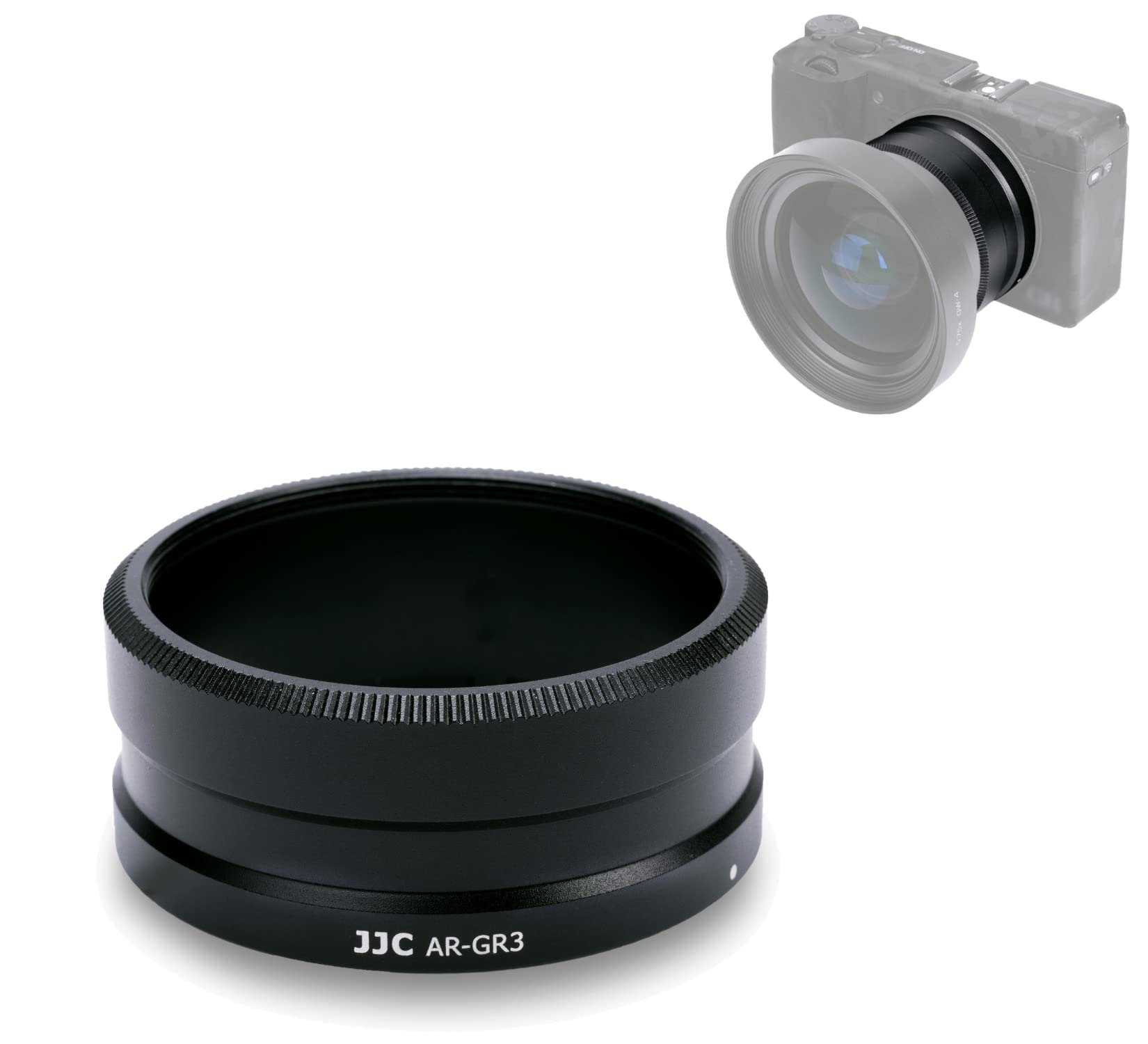 jjc Jjc ar-gr3 Lens Filter Adapter Replaces Ricoh ga-1 For Ricoh Gr Iii Gr Iii Hdf G