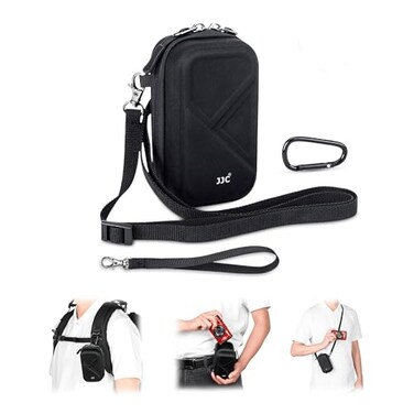 JJC Hard Camera Case Bag for Sony ZV-1 II ZV1 II ZV-1F RX100VII RX100VI RX100V Canon G7X Mark III II G5X Mark II Ricoh GR III GR IIIx Olympus Tough TG-7 TG-6 TG-5 TG-4 &amp; More Compact Cameras